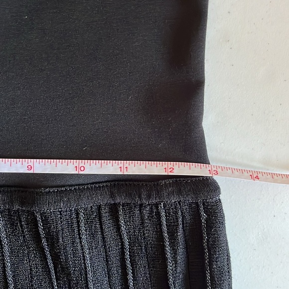 Soft Surroundings Womens Palamero Maxi Dress Black Pleated Knit Skirt XS EUC - Picture 8 of 10